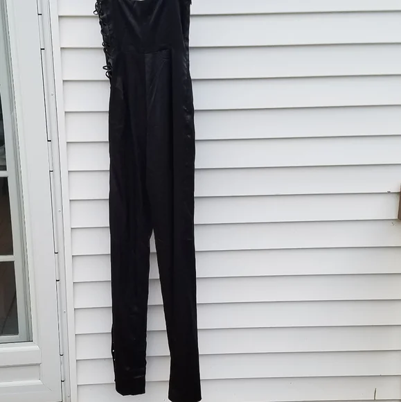 NWT MESHKI LACE UP JUMPSUIT - Picture 9 of 10